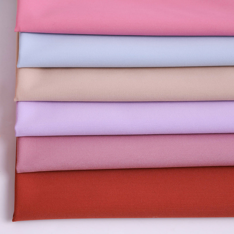 FX50316 Vải twill Polyester Rayon Rayon 4 Way Dyson 4 Way