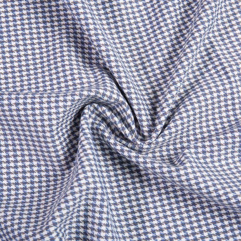 FX55681 Sợi houndstooth đầy màu sắc được nhuộm tùy chỉnh vải tr spandex thiết kế cho bộ đồ và đồng phục