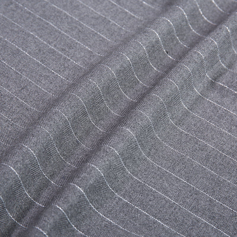 FX55936 Sợi nhuộm thiết kế sọc polyester rayon spandex phù hợp với vải
